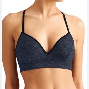 Athleta Quest Wherever Bra in Navy, sz S